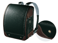 ダークグリーン×ブラウン